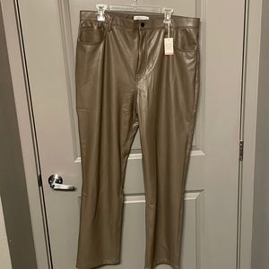 Abercrombie Vegan Leather Pants